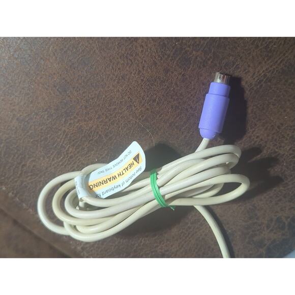 Microsoft Natural Multimedia Keyboard 1.0a RT9470 Ergonomic White Blue PS2 - Picture 6 of 6